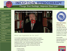 Tablet Screenshot of inceptionhypnotherapy.com